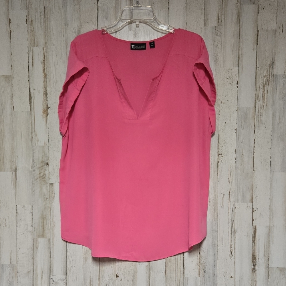 7th Avenue New York & Co Split-Neck Top